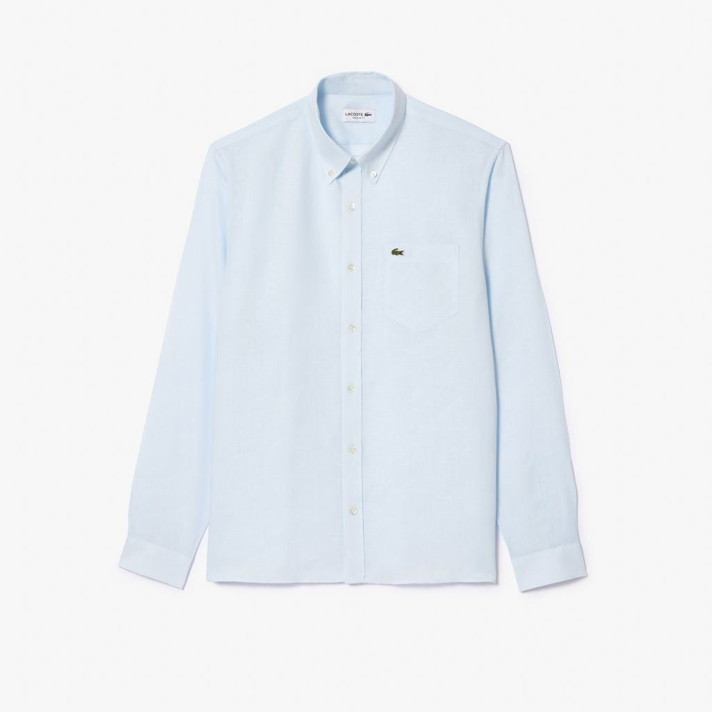 Camicia di lino regular fit CH5692 T01 LACOSTE 