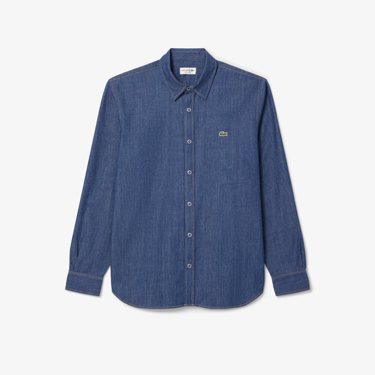 Camicia regular fit in denim leggero CH9084 MK9 LACOSTE 