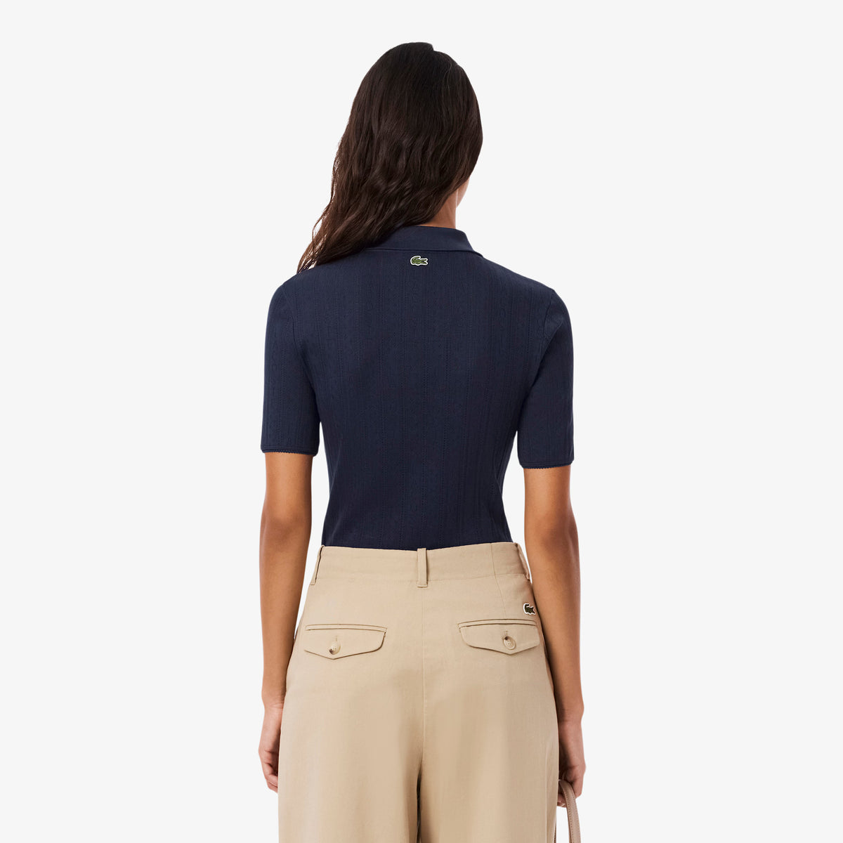 Polo slim fit pointelle brandizzata L.12 DF5296 166 LACOSTE 