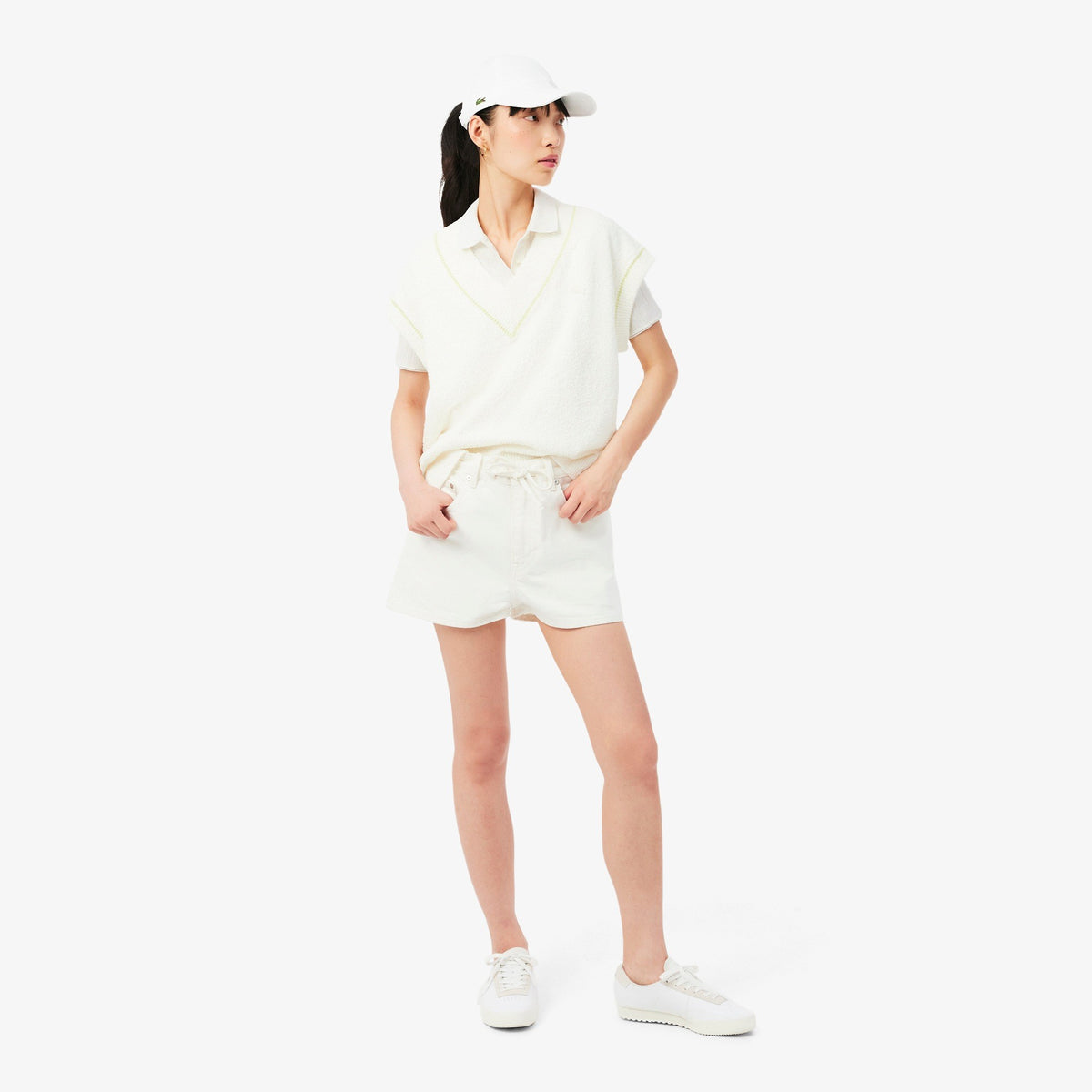 Polo slim fit pointelle brandizzata L.12 DF5296 70V LACOSTE 