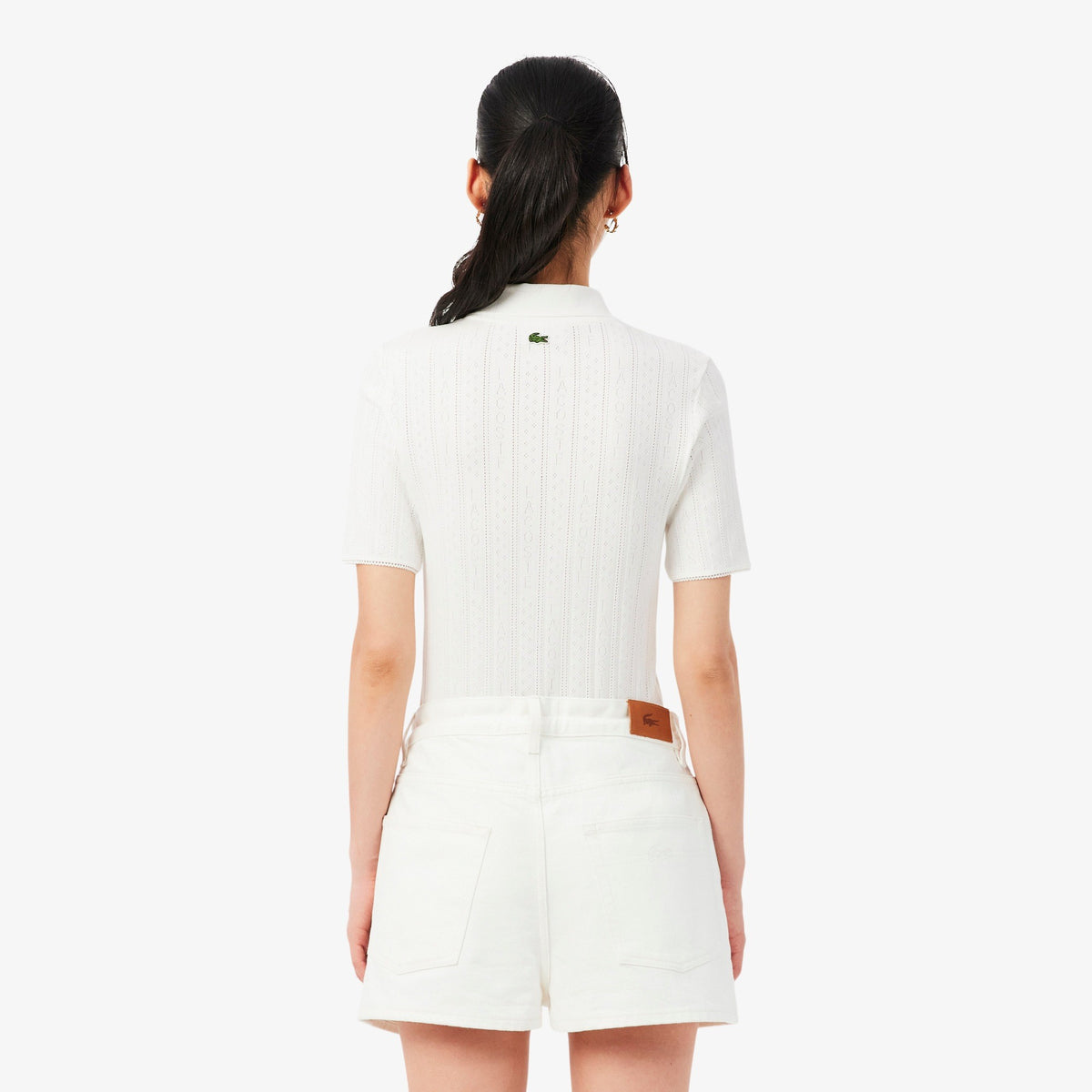 Polo slim fit pointelle brandizzata L.12 DF5296 70V LACOSTE 