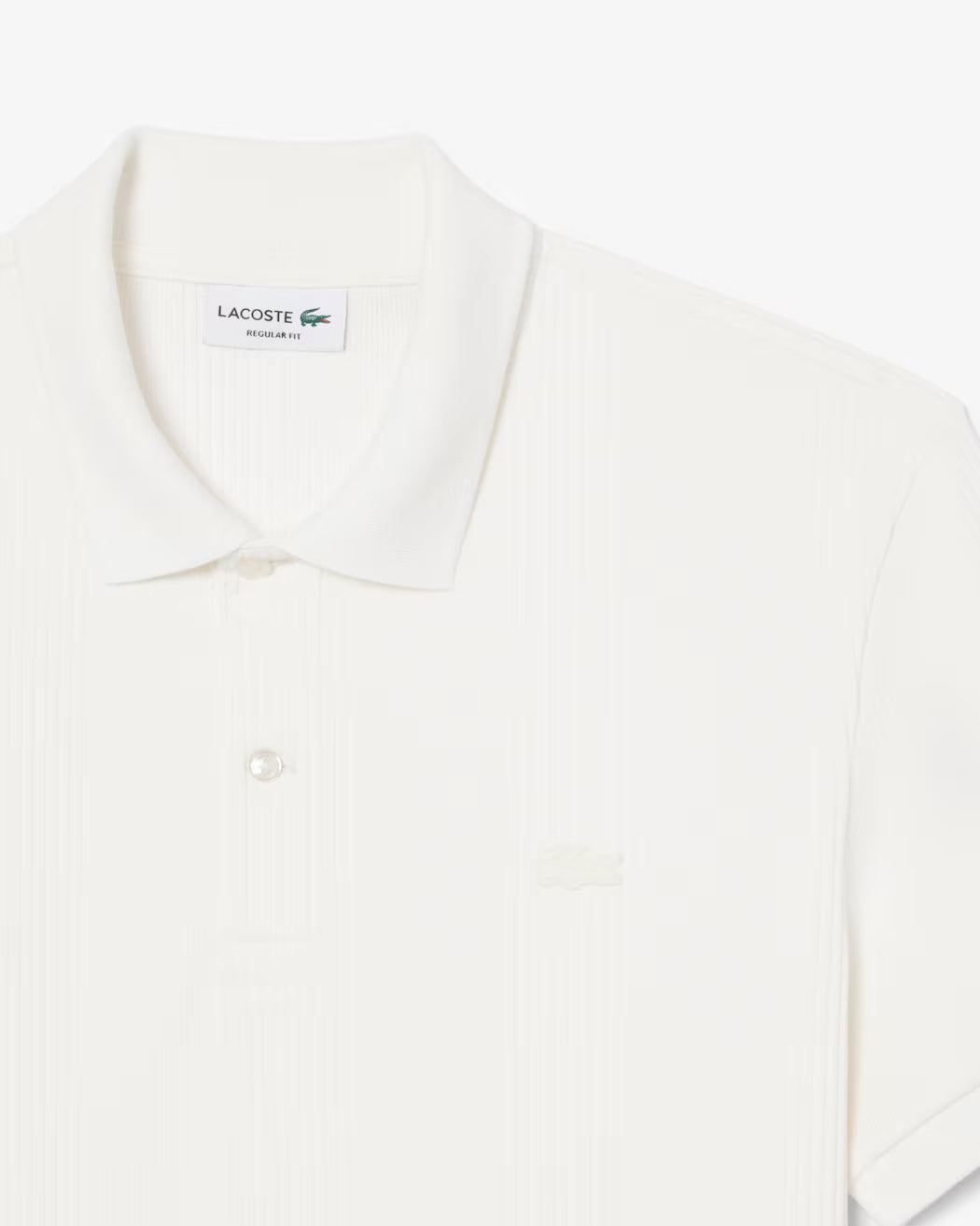 Polo in maglia a coste regular fit DH2195 70V LACOSTE 