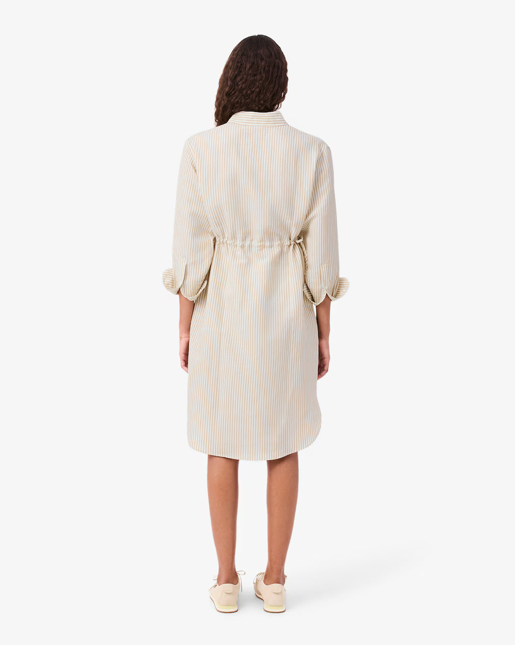 Chemisier oversize in misto lino EF7604 8GI LACOSTE 