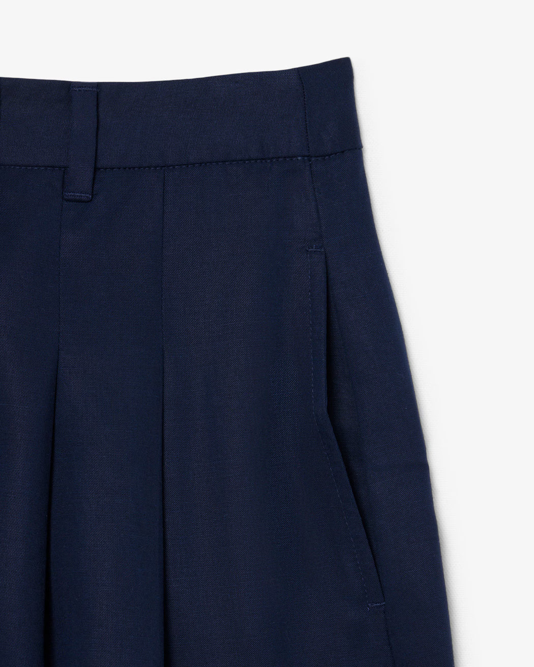 Bermuda oversize in misto lino fluido FF1026 166 LACOSTE 
