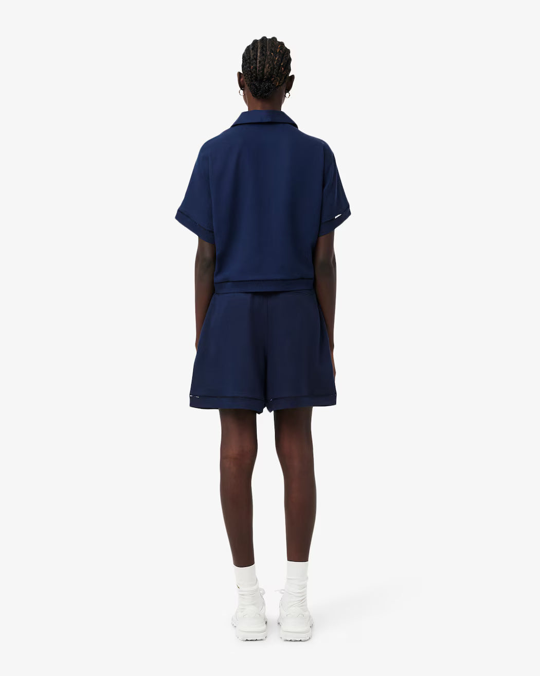 Bermuda oversize in misto lino fluido FF1026 166 LACOSTE 