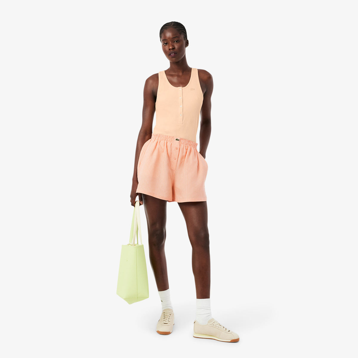 Shorts oversize in misto lino FF1428 4HI LACOSTE 