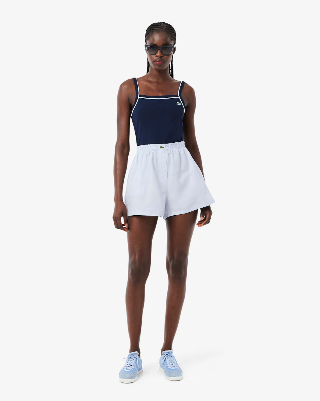 Shorts oversize in misto lino FF1428 J2G LACOSTE 