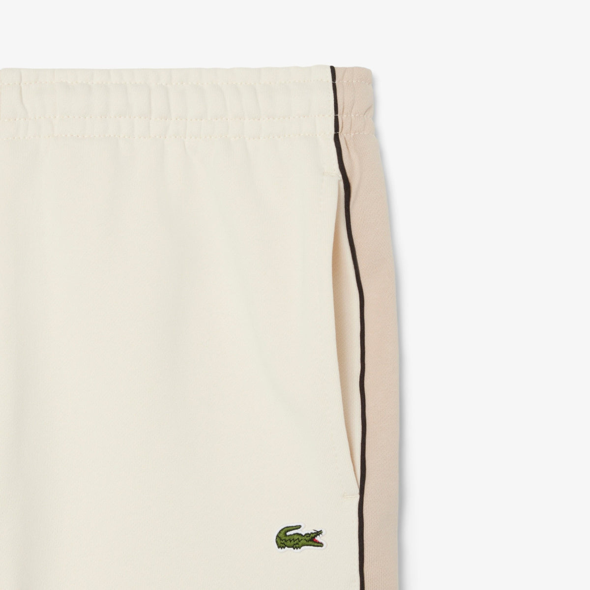 Shorts in tessuto felpato regular fit color block GH0893 3RR LACOSTE 