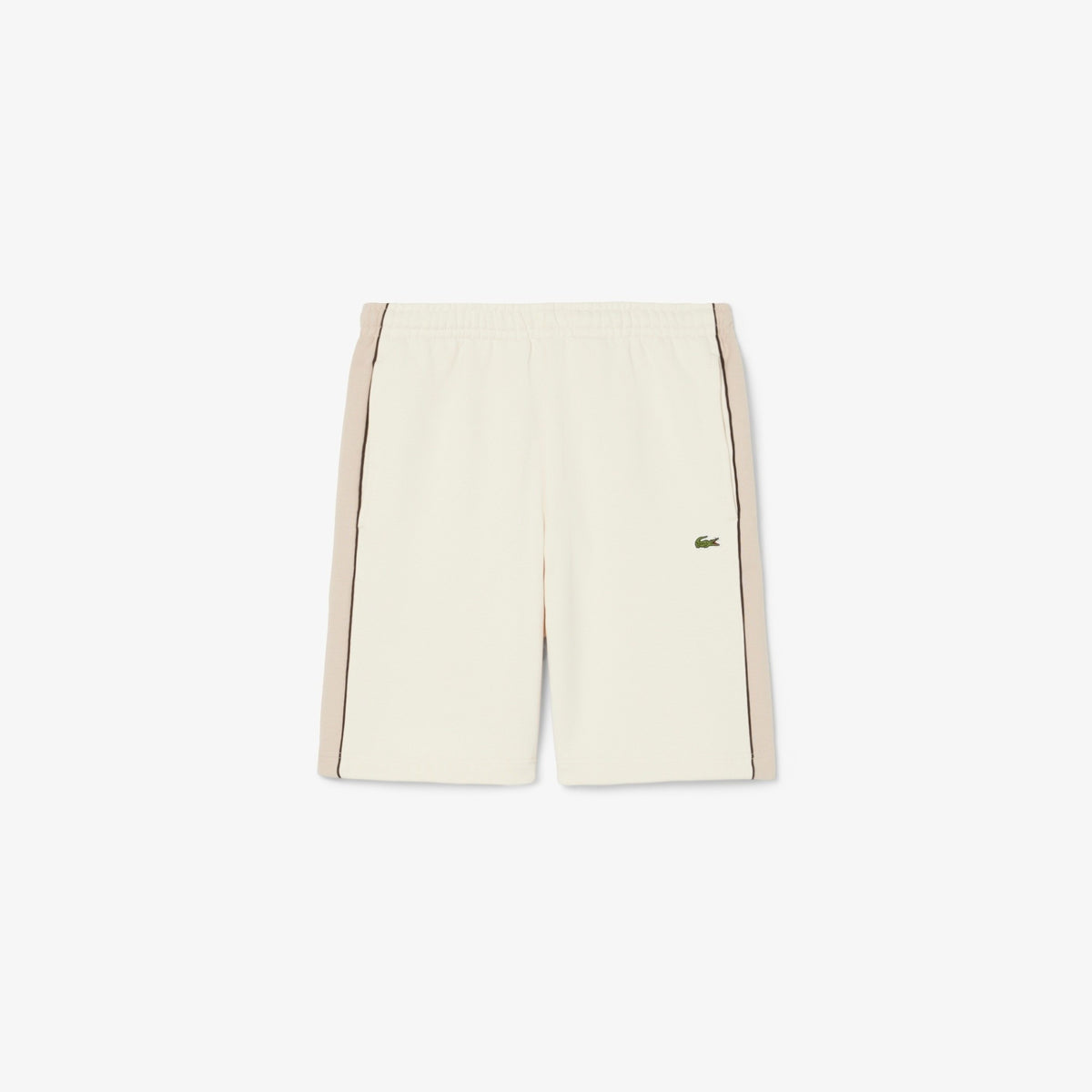 Shorts in tessuto felpato regular fit color block GH0893 3RR LACOSTE 