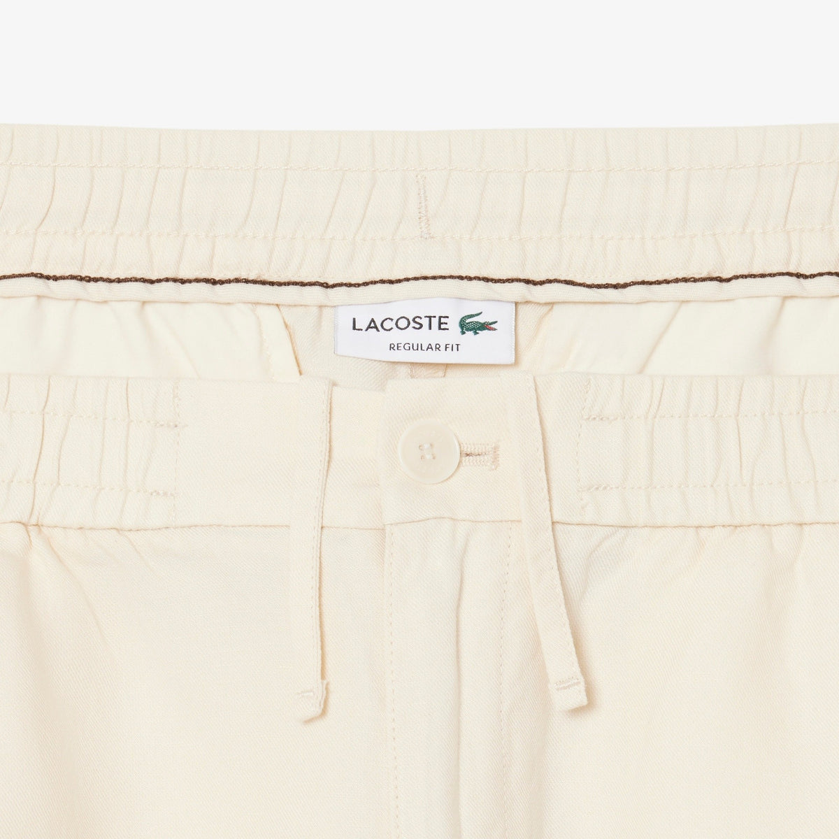 Shorts regular fit in twill di misto lino GH2628 056 LACOSTE 