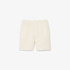 Shorts regular fit in twill di misto lino