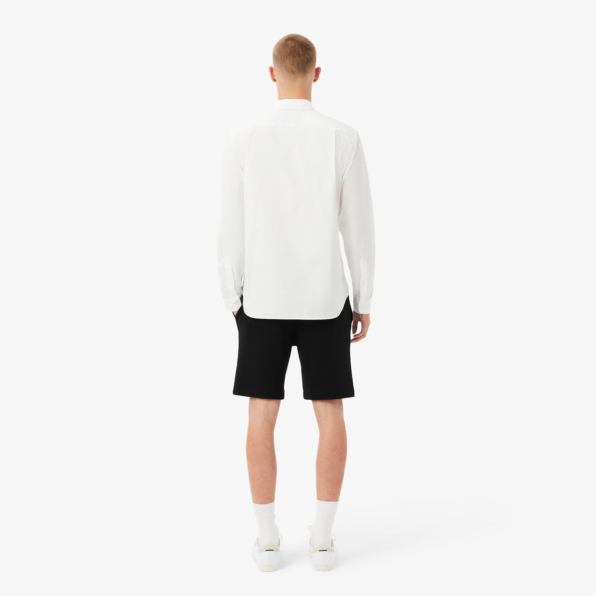 Shorts in tessuto felpato regular fit GH9860 031 LACOSTE 