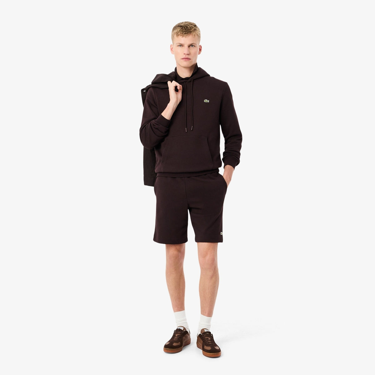Shorts in tessuto felpato regular fit GH9860 3LA LACOSTE 