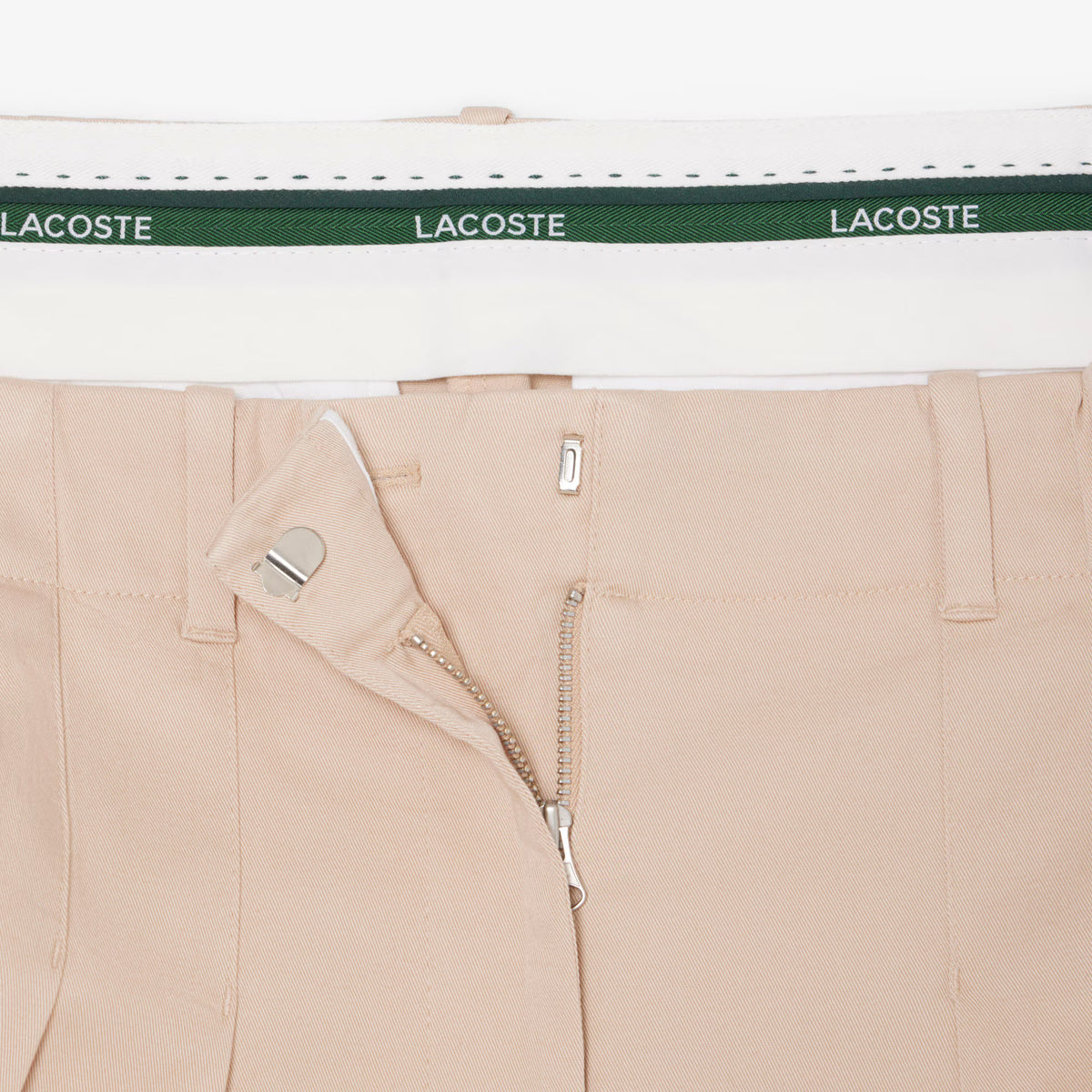 Pantaloni chino in gabardine elasticizzato wide fit HF0205 X6F LACOSTE 