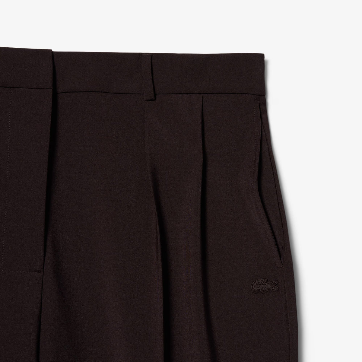 Pantaloni oversize in misto lana HF0245 3LA LACOSTE 