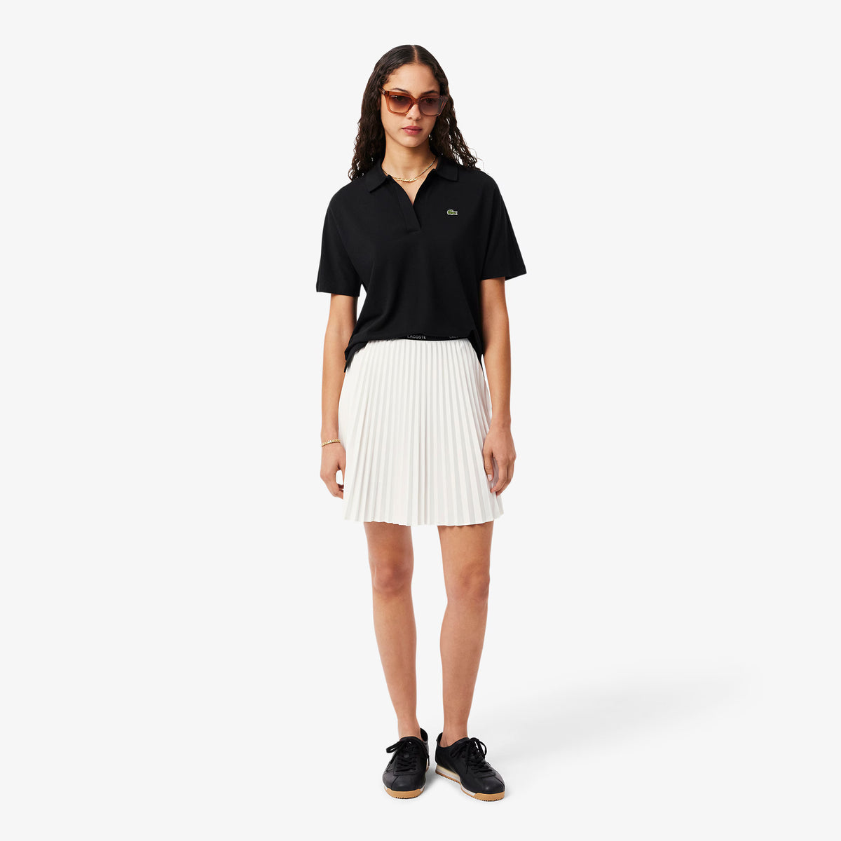Gonna corta a pieghe JF1403 70V LACOSTE 
