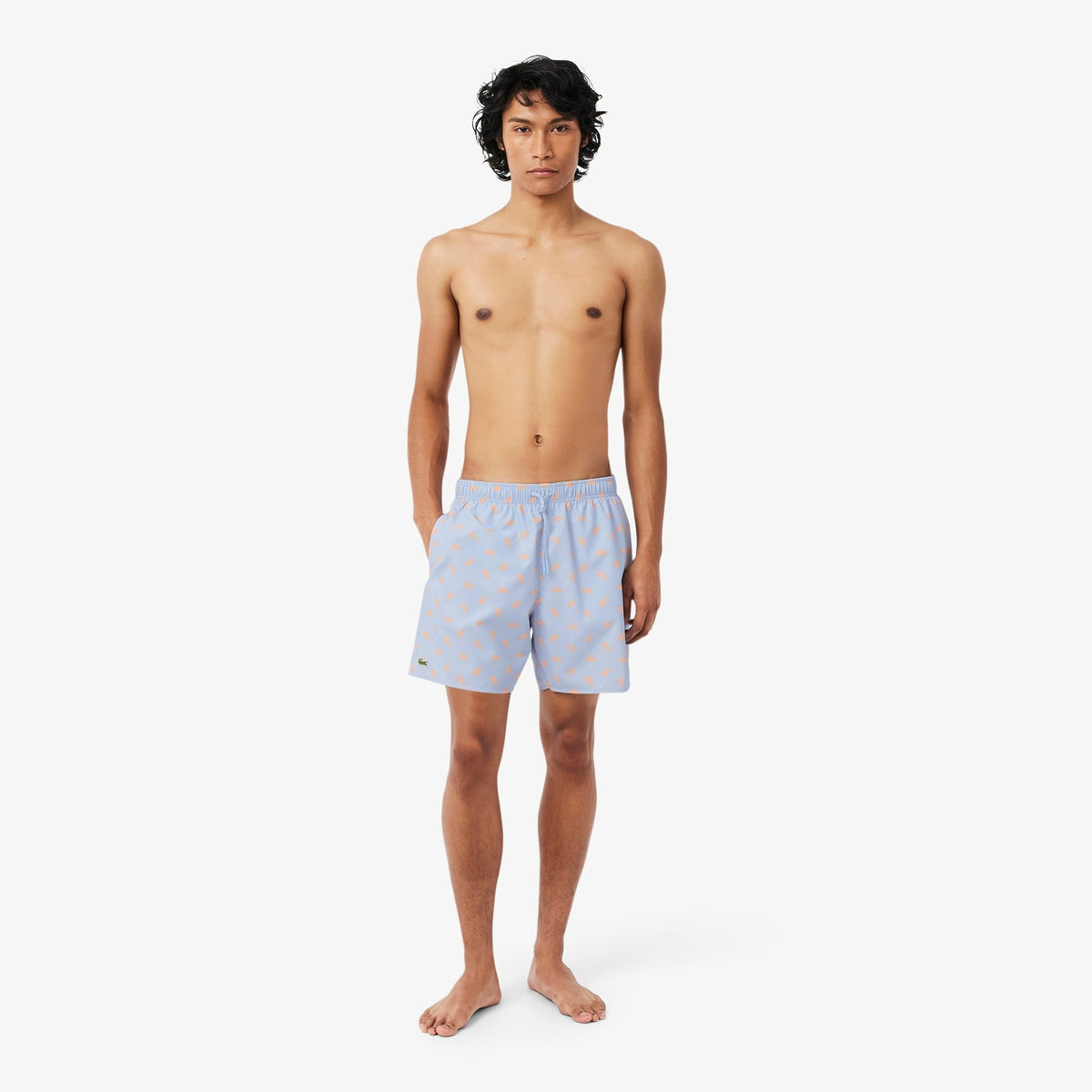 Boxer mare medi con stampa coccodrillo MH1851 HBA LACOSTE 