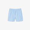 Midi swim trunks with monogram print