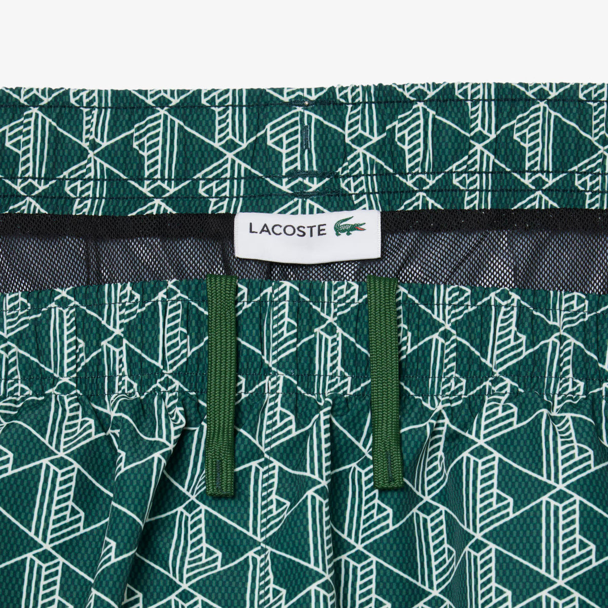Boxer mare midi con stampa con monogramma MH9086 D1R LACOSTE 