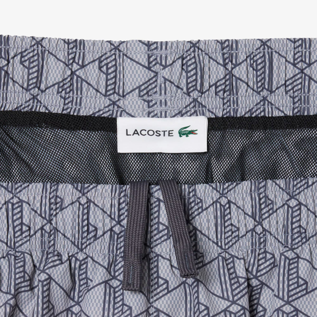 Boxer mare midi con stampa con monogramma MH9086 YIN LACOSTE 