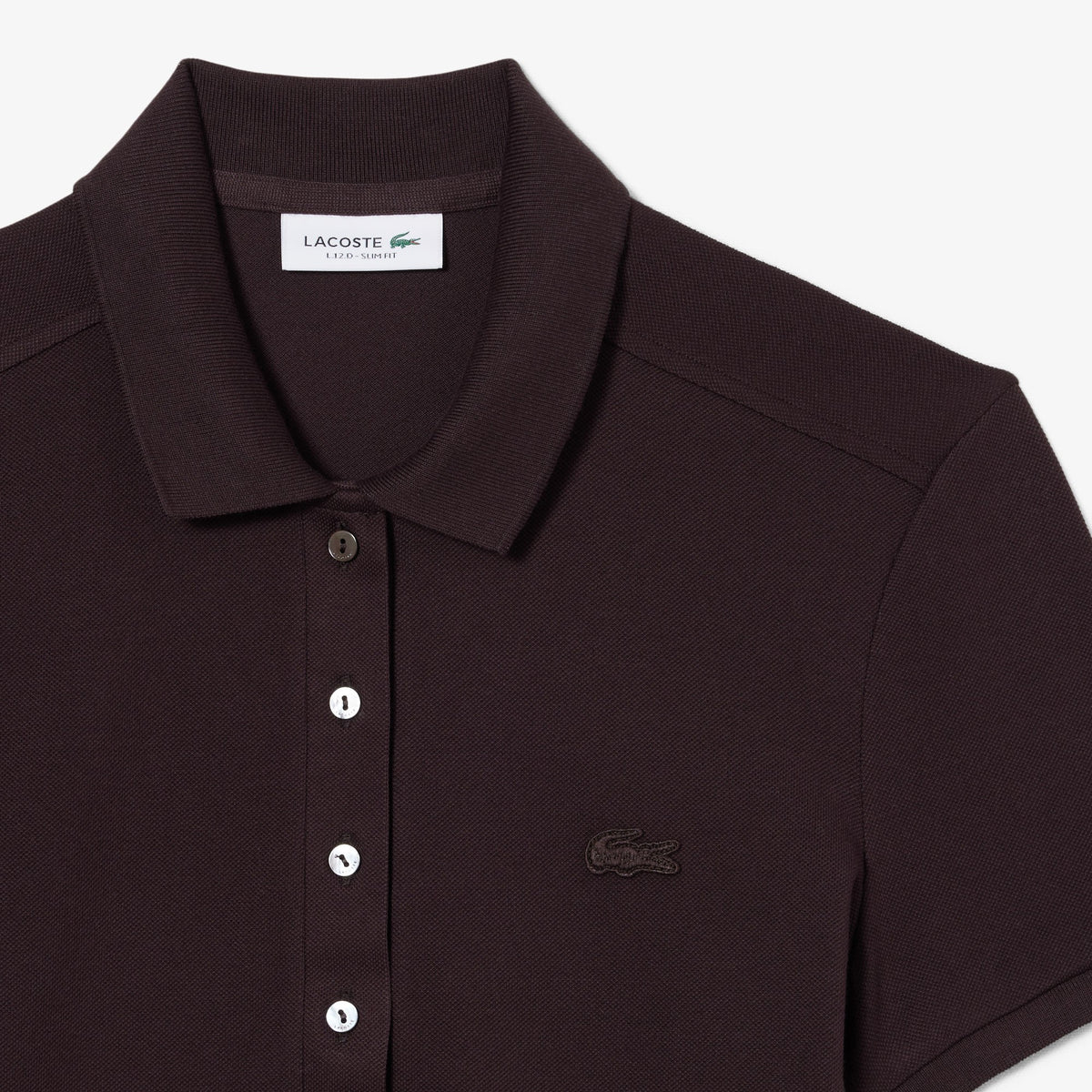 Polo da donna in piqué di cotone stretch Lacoste slim fit PF5462 3LA LACOSTE 