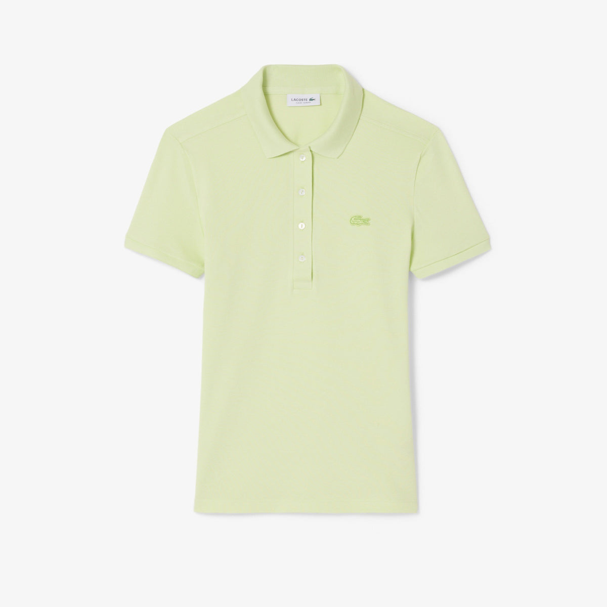 Polo da donna in piqué di cotone stretch Lacoste slim fit PF5462 BIC LACOSTE 