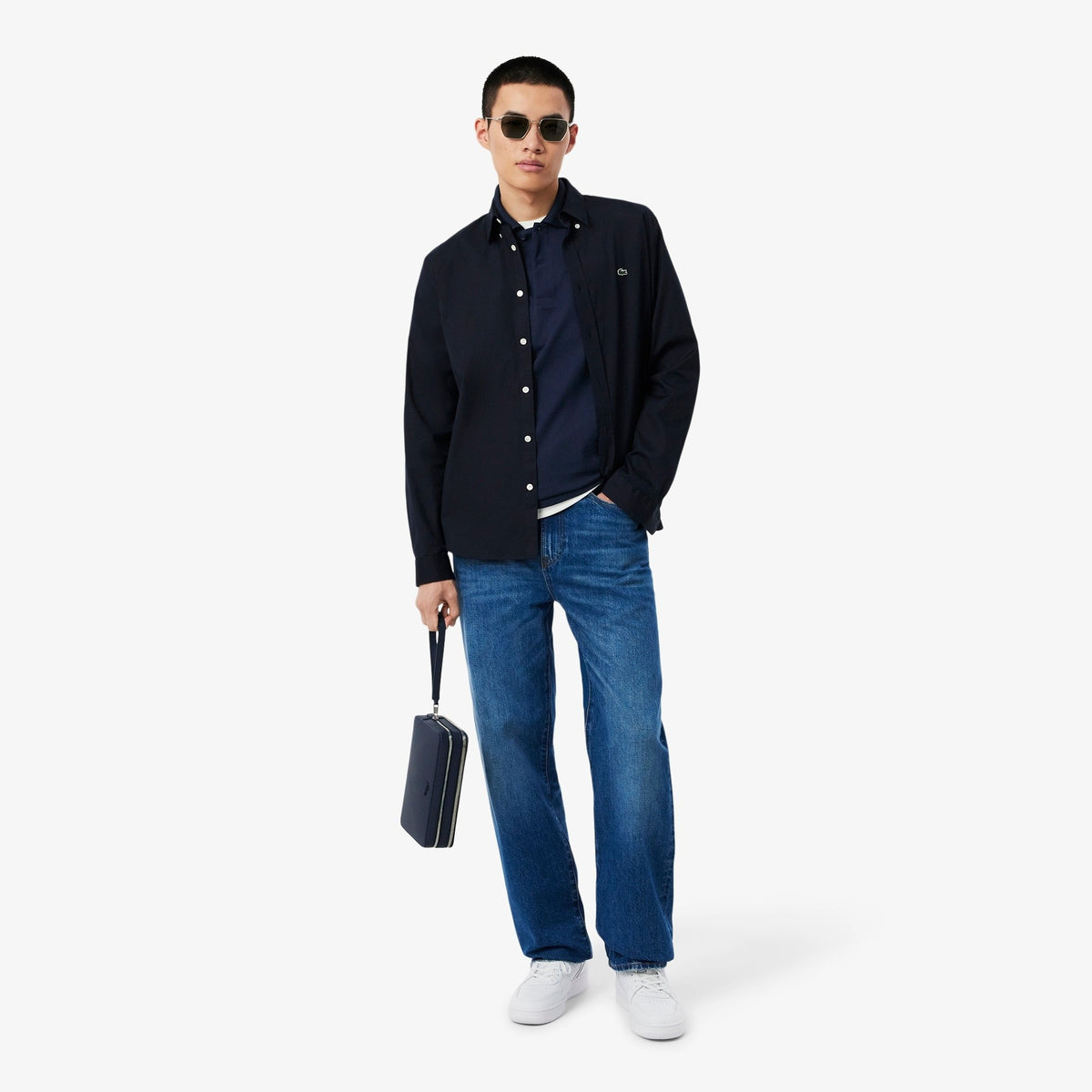 Polo classic fit con marchio in rilievo PH0752 166 LACOSTE 