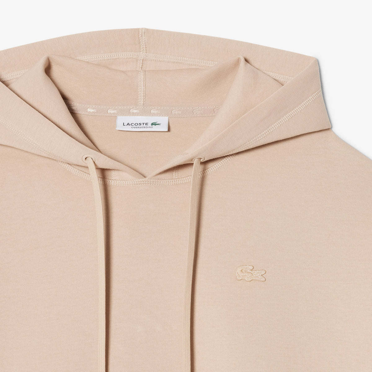 Felpa oversize con cappuccio regolabile SF0048 X6F LACOSTE 