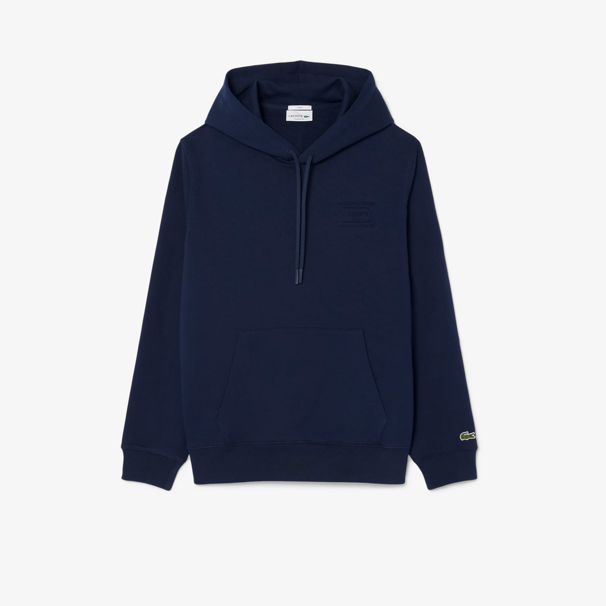 Felpa con cappuccio con marchio in rilievo SH0785 166 LACOSTE 