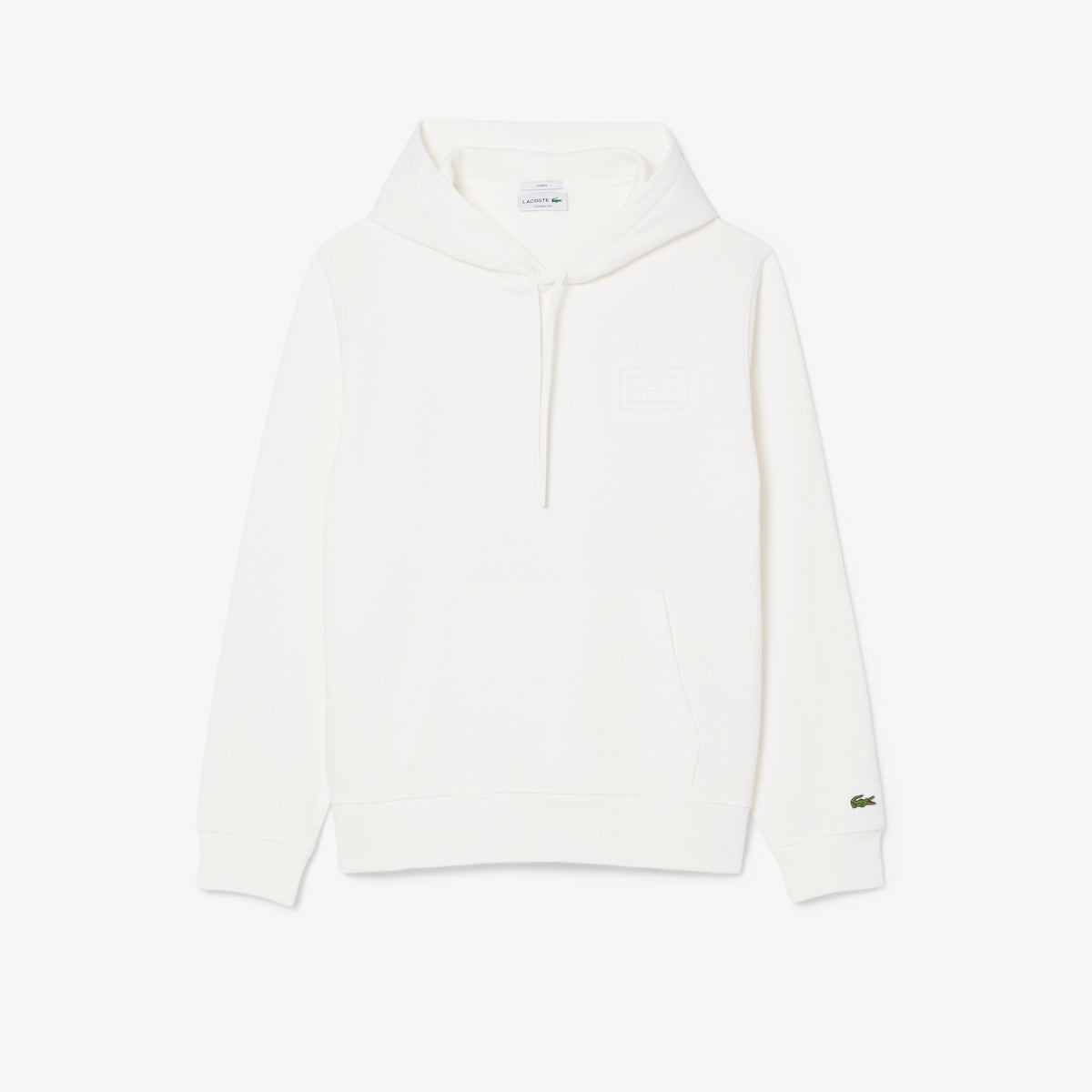 Felpa con cappuccio con marchio in rilievo SH0785 70V LACOSTE 