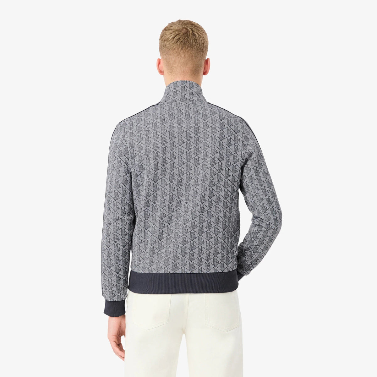 Giacca della tuta in jacquard con zip Paris SH1368 41I LACOSTE 