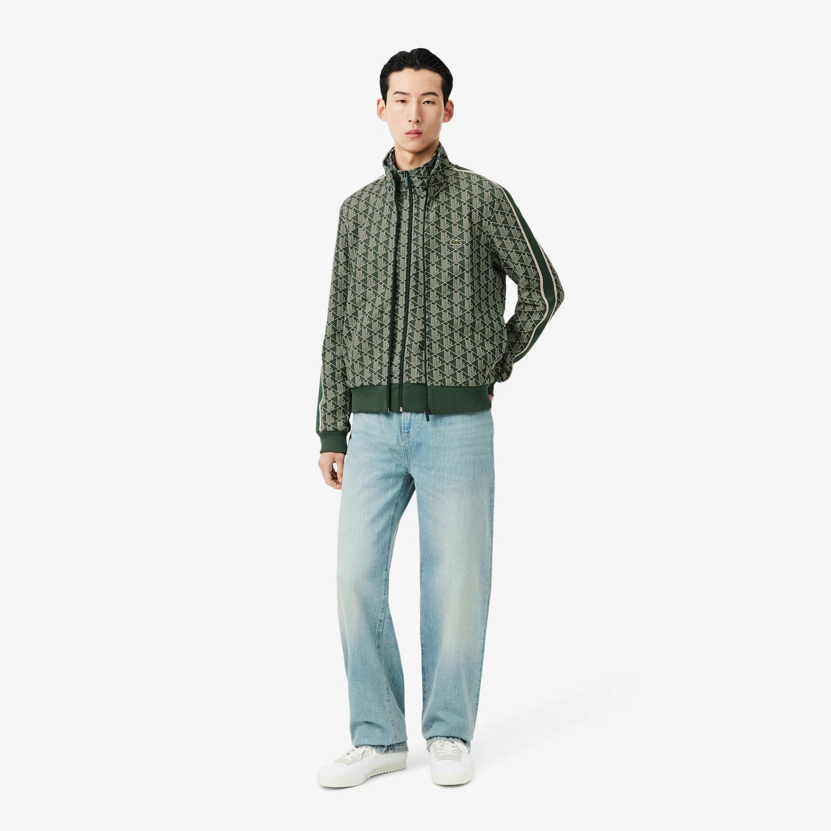 Giacca della tuta in jacquard con zip Paris SH1368 D1R LACOSTE 