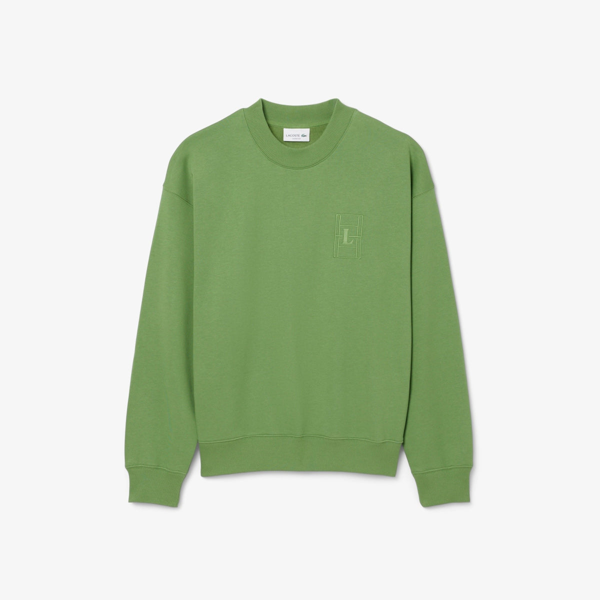 Felpa in pile ricamata SH1682 02M LACOSTE 