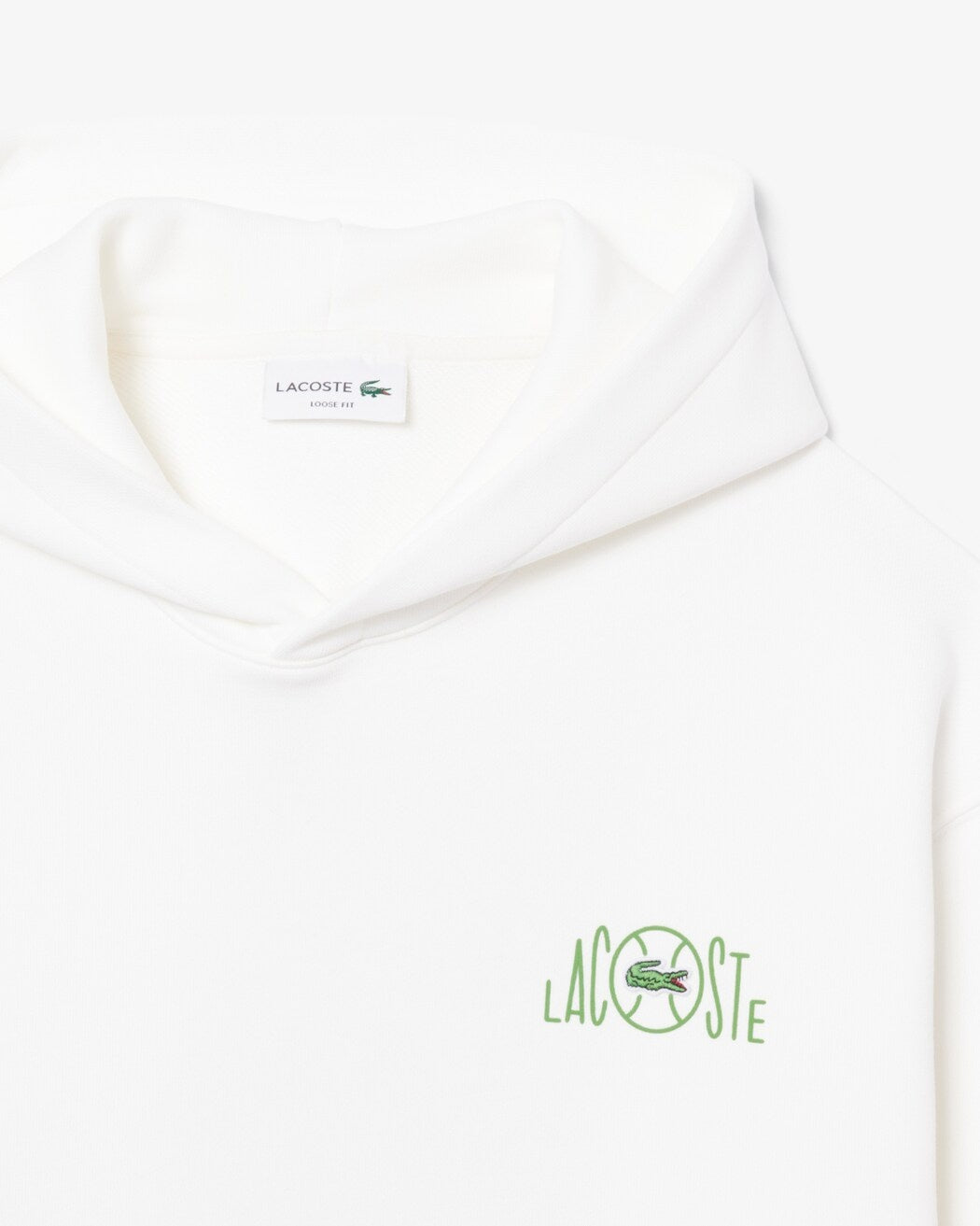 Felpa con cappuccio con stampa multipla SH2196 70V LACOSTE 