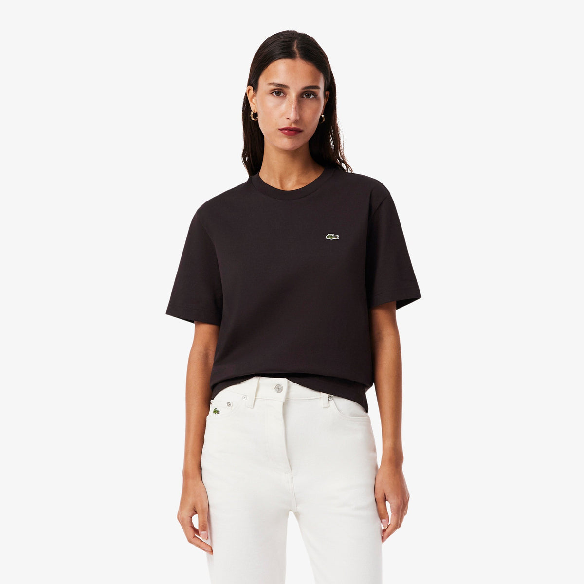 T-shirt in morbido cotone relaxed fit TF7215 3LA LACOSTE 