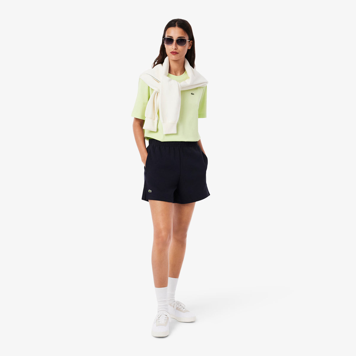T-shirt in morbido cotone relaxed fit TF7215 BIC LACOSTE 