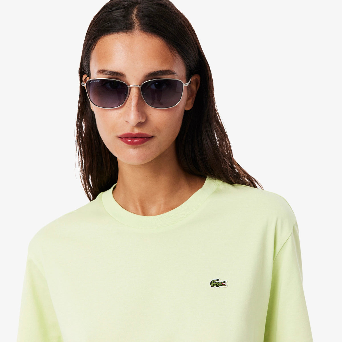 T-shirt in morbido cotone relaxed fit TF7215 BIC LACOSTE 