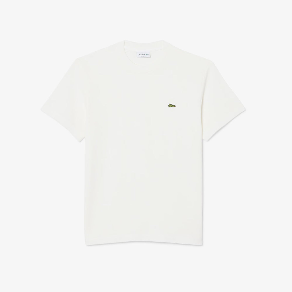 T-shirt in piqué pesante di cotone e lino TH0629 70V LACOSTE 