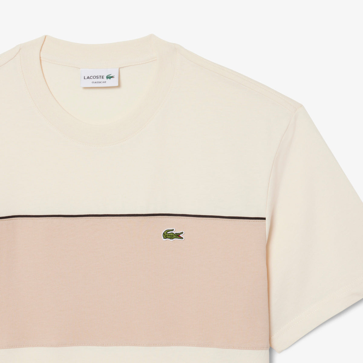 T-shirt in cotone color block TH0896 3RR LACOSTE 