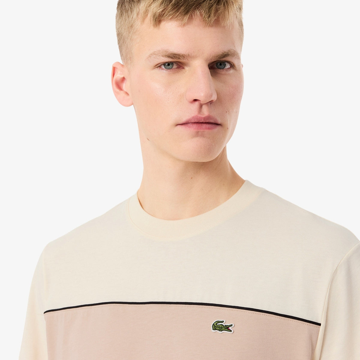 T-shirt in cotone color block TH0896 3RR LACOSTE 