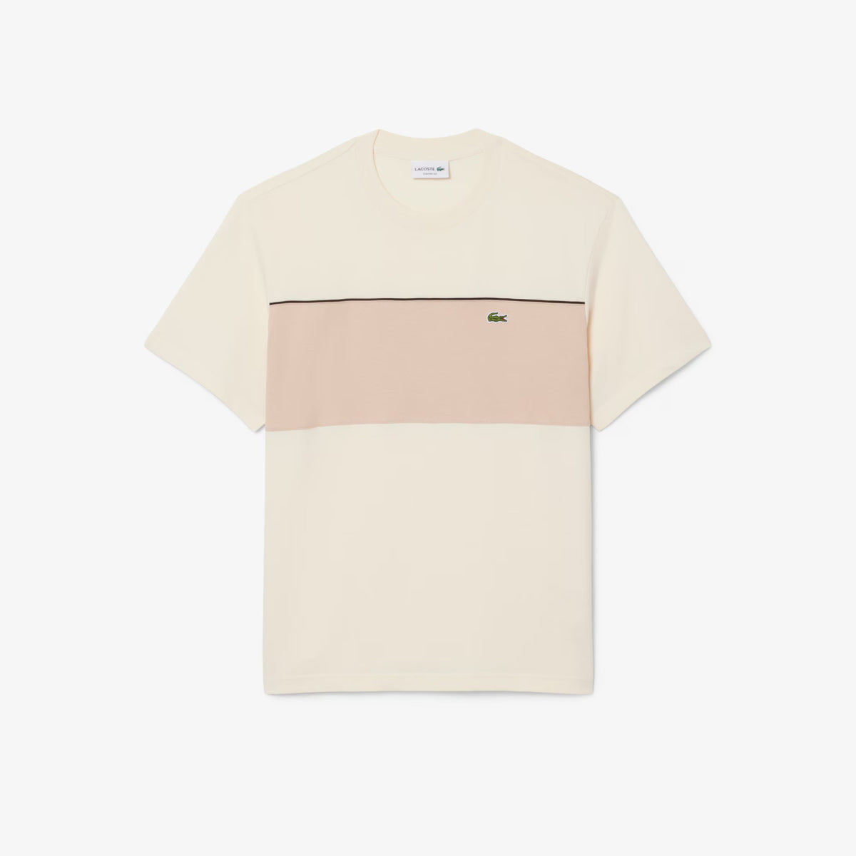 T-shirt in cotone color block TH0896 3RR LACOSTE 