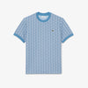 T-shirt slim fit con monogramma jacquard
