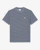 Striped textured cotton T-shirt