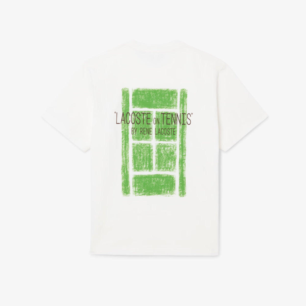 T-shirt in cotone con stampa TH2197 70V LACOSTE 