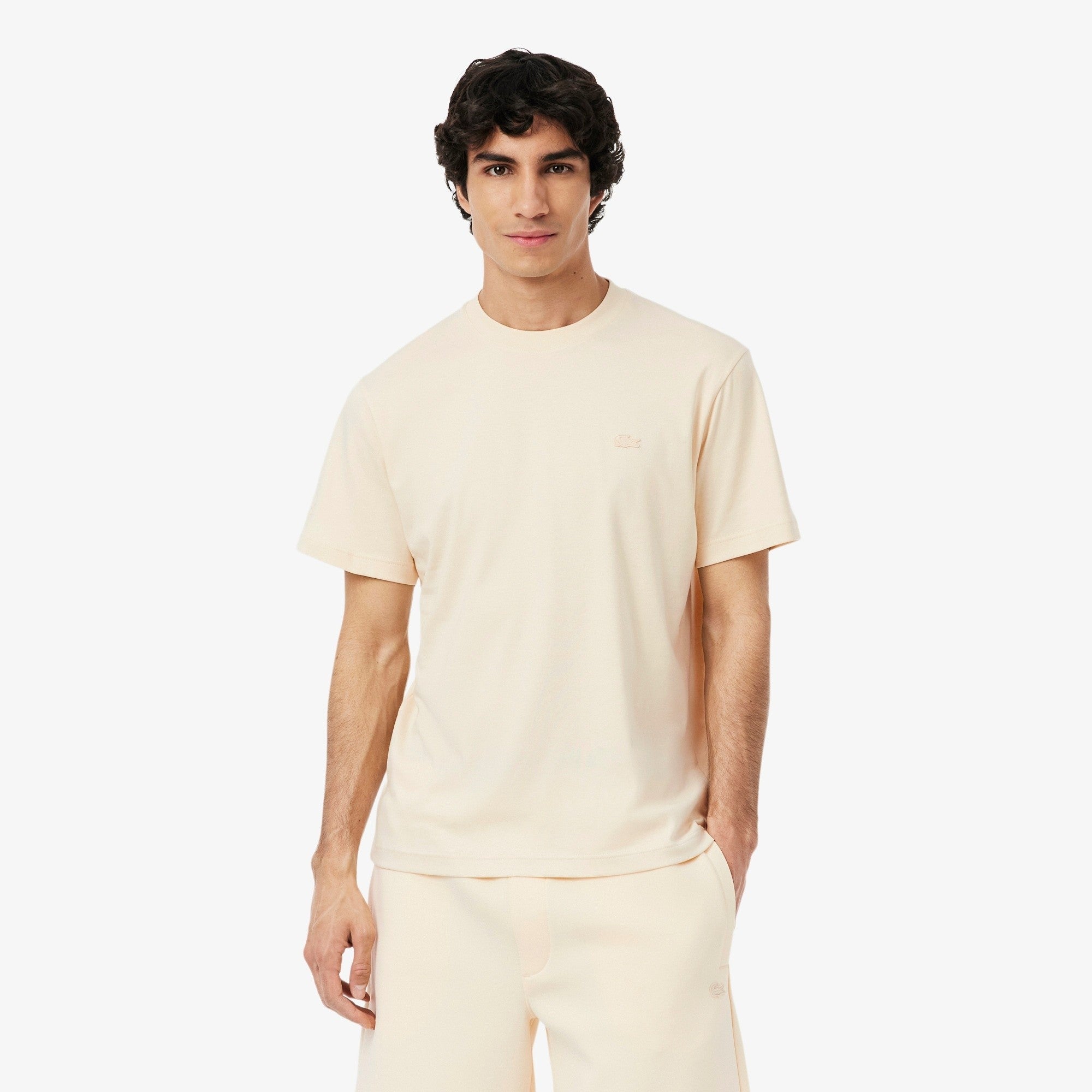 T-shirt con ricamo caratteristico TH5931 056 LACOSTE 