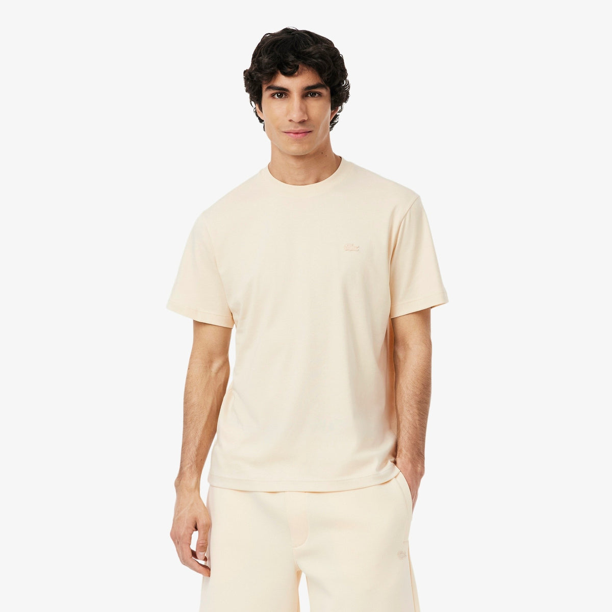 T-shirt con ricamo caratteristico TH5931 056 LACOSTE 