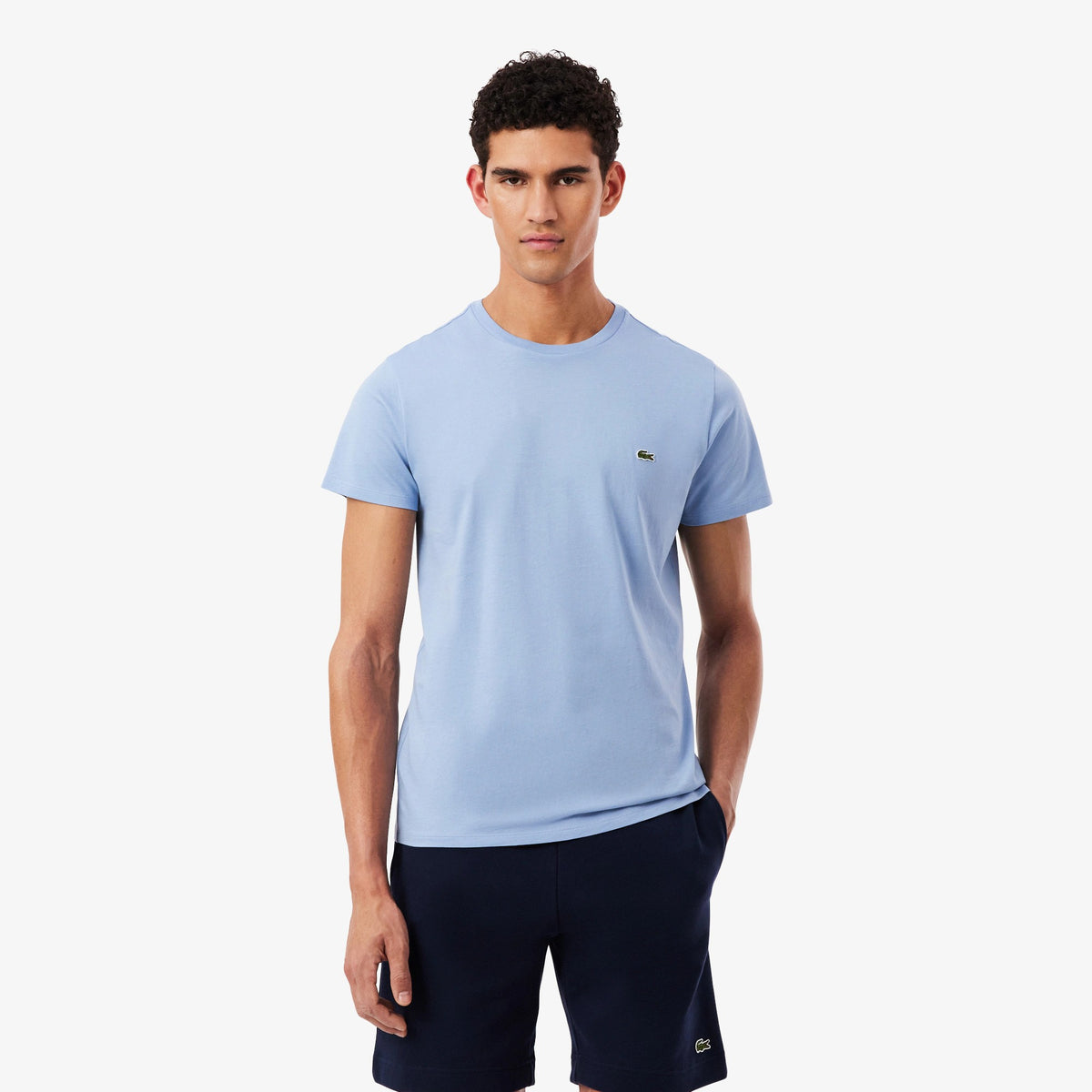 T-shirt in cotone Pima TH6709 AEY LACOSTE 