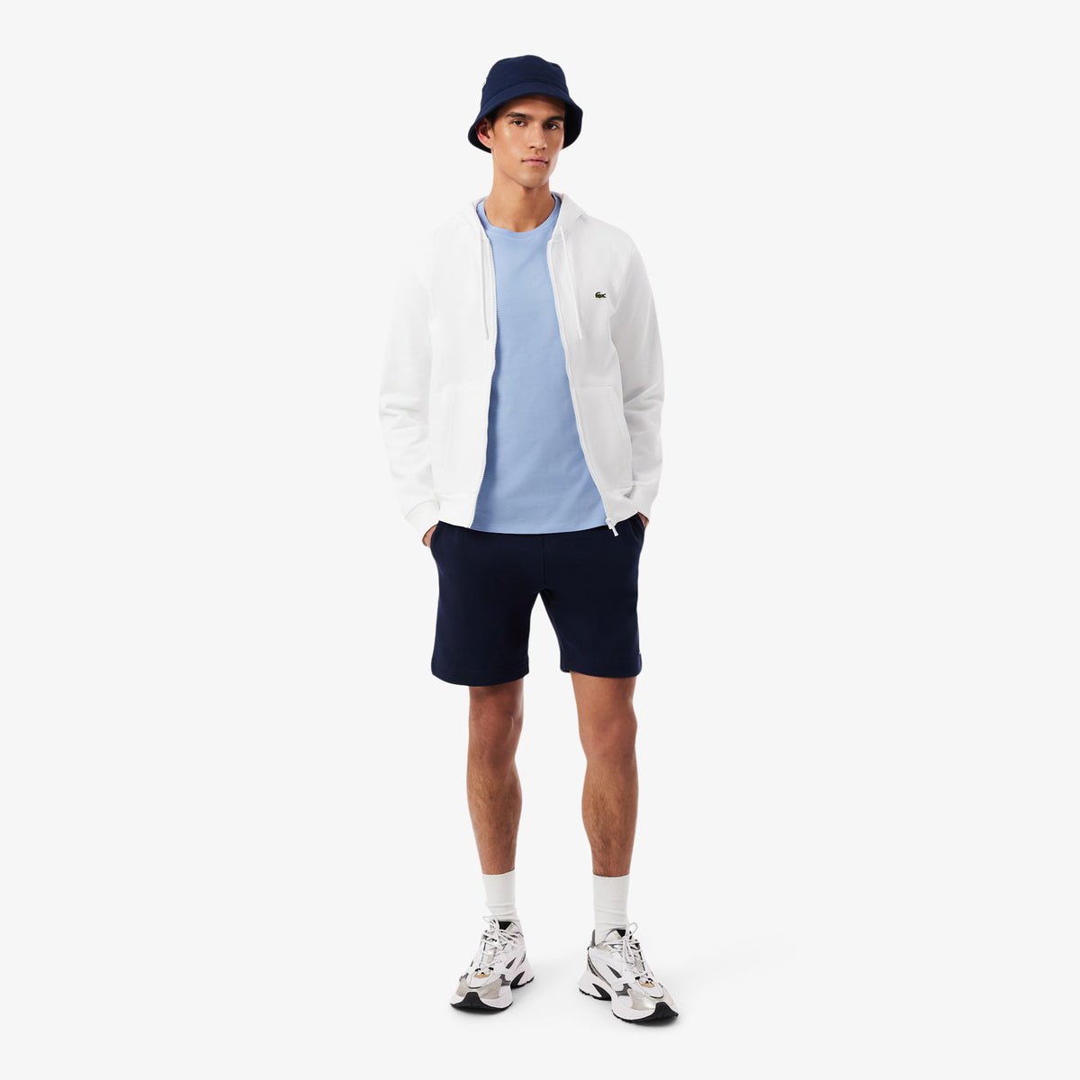 T-shirt in cotone Pima TH6709 AEY LACOSTE 