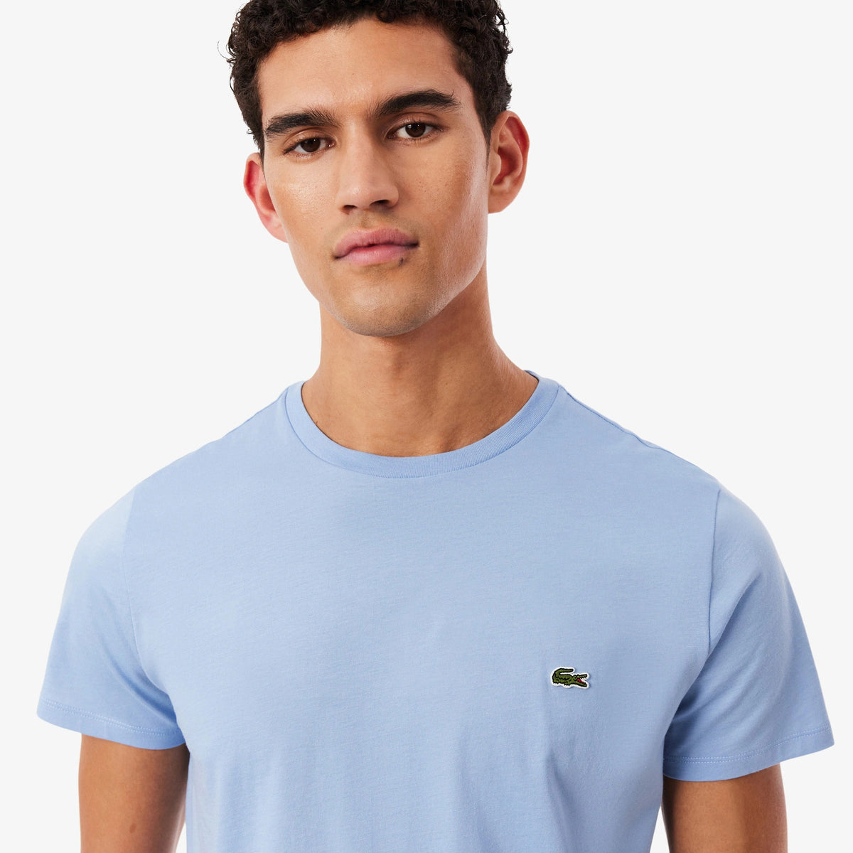 T-shirt in cotone Pima TH6709 AEY LACOSTE 