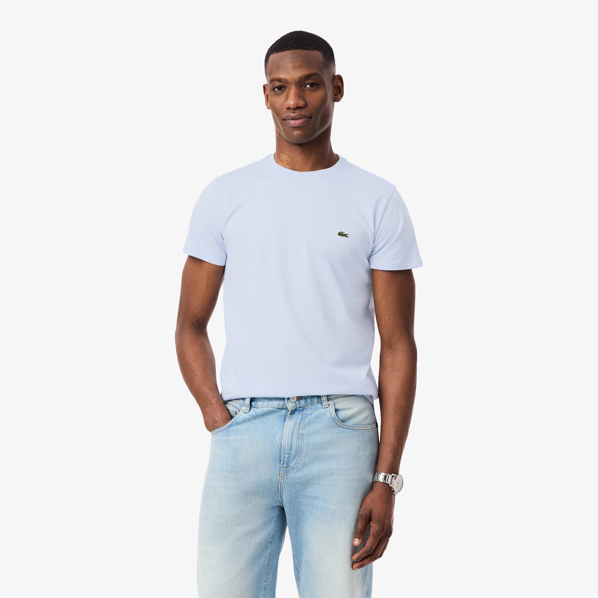 T-shirt in cotone Pima TH6709 J2G LACOSTE 